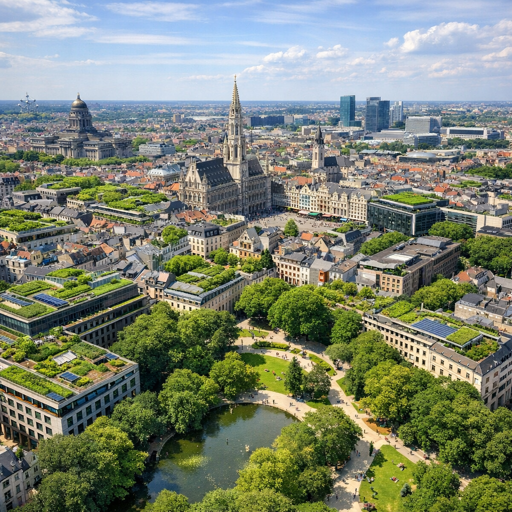 Brussels’ Urban Heat Island Effect: Understanding and Mitigating the Impact